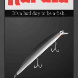 Rapala Lure Poster Design 