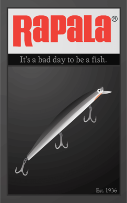 Rapala Lure Poster Design 