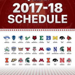 Indiana University Basketball - 2017-18 Schedule